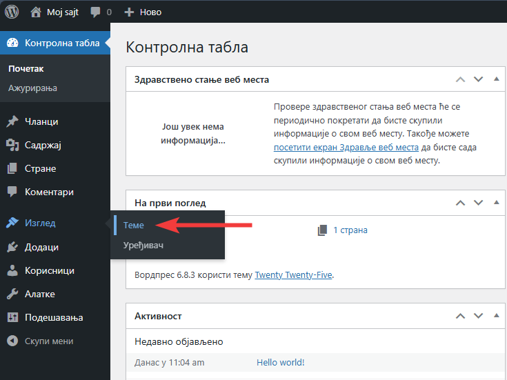 WordPress - Teme (Themes)
